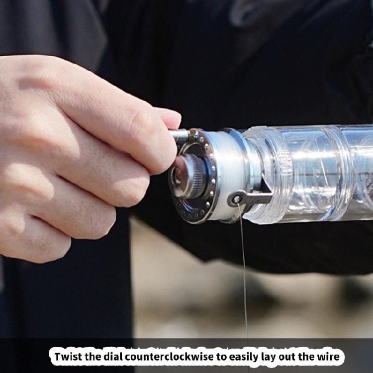 Outdoor Small Lures Bottle Portable Bottle Fishing Rod Lures Holder Multifunctional Fishing Accessories Baits Container