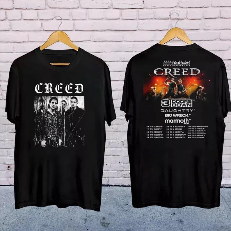 

Creed Band Summer of ’99 Tour 2025 Tour Shirt, Creed Band Fan Gift, Creed 2025 C 3XL