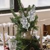10Pcs Artificial Snowflake Berry Branch Stems Fake Berry Picks Christmas Tree Wreath Centerpiece Holiday Decoration