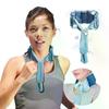 1Pcs 35*9cm Summer Neck Cooling Cold Sensation Ice Scarf Ice Pack Sports Headscarf Pet Ice Scarf New Reusable