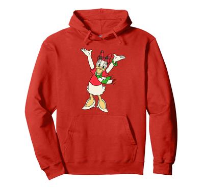 Disney Vintage Daisy Duck Holiday Cheer Pullover Hoodie