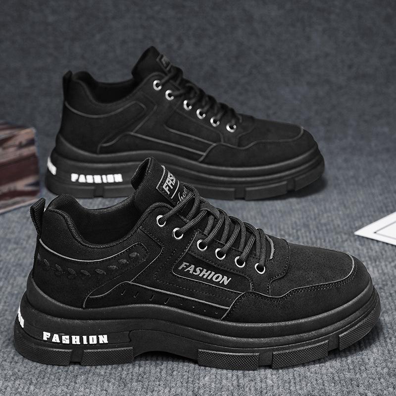 Herbst neue Herren Low-Top Sport- und Freizeitschuhe Outdoor Plattform Klettern Martin Schuhe Echtleder Werkzeugschuhe Herrenschuhe