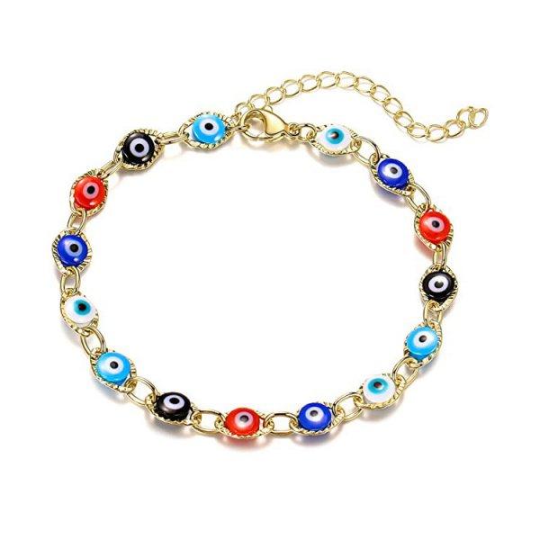 Lucky Blue Evil Eye Charms Bracelet Handmade Black Red String Thread Rope Couple Bracelet 2020 Lucky Jewelry For Women Men Gifts