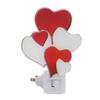 Romance Plug In Heart Night Light Portable Decorative Light Wedding Holiday Decorations for Bedrooms Hallways And Stairs