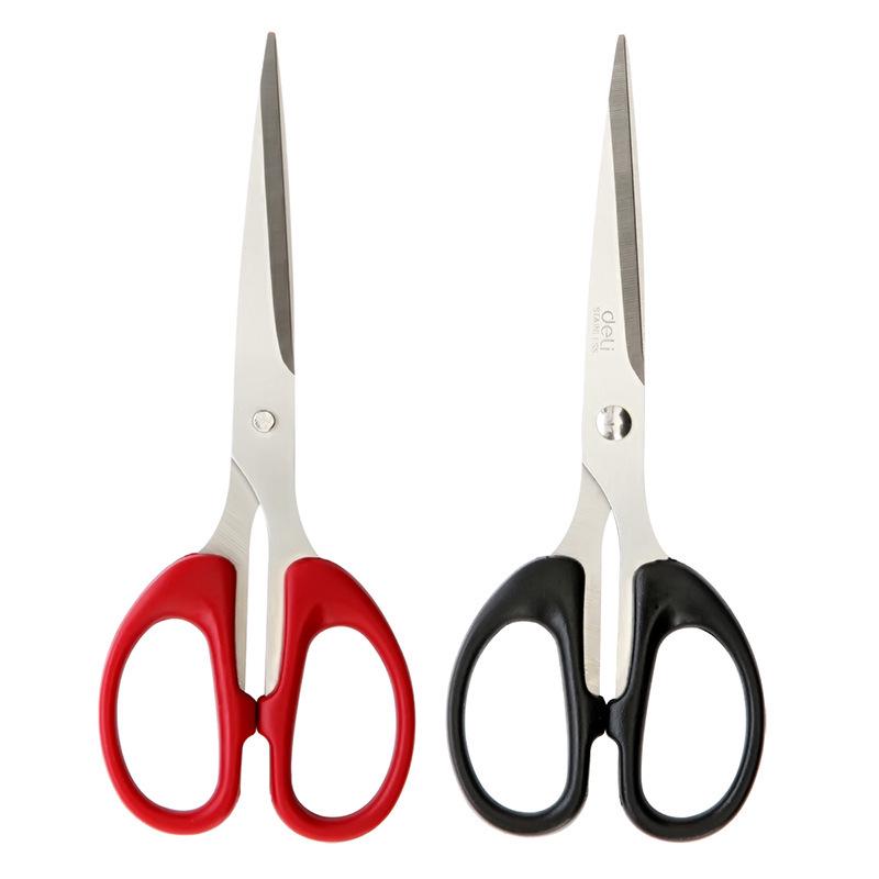 Deli Multifunctional Stainless Steel Non-Stick Tailor Scissors for Home and Office