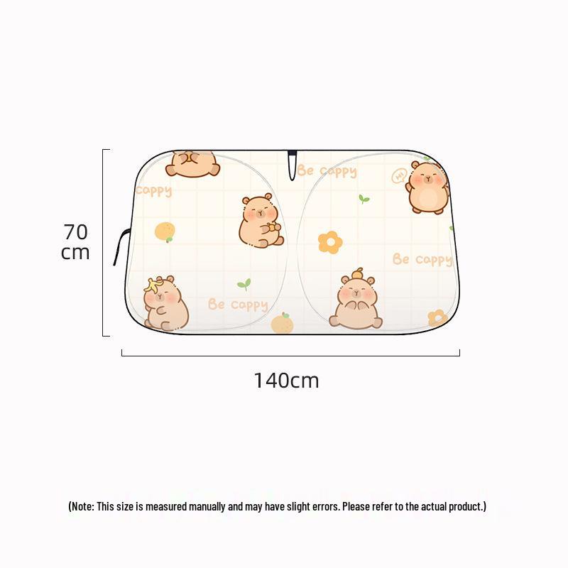 Retractable Car Sunshade Umbrella: UV Protection & Heat Insulation for Windshield