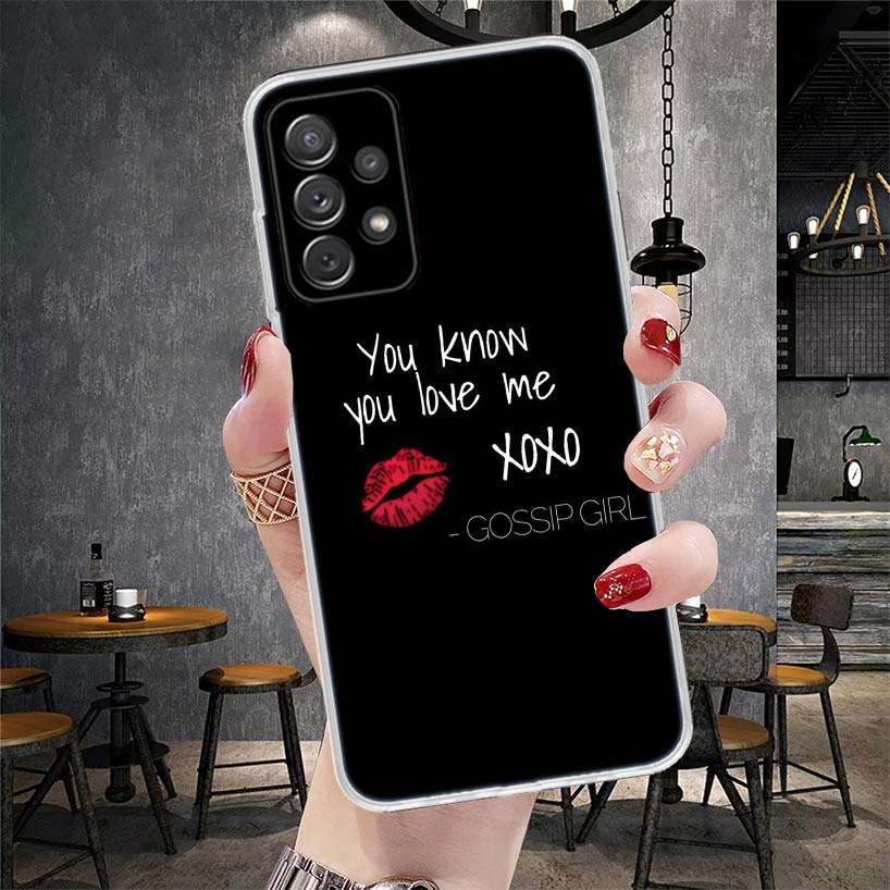 

Gossip Girl Phone Case For Samsung Galaxy A12 A22 A32 A52 A72 A02S A51 A50S A71 A70 A31 A20S Note 20 Ultra S10 A10S Galaxy A12 A Samsung A10