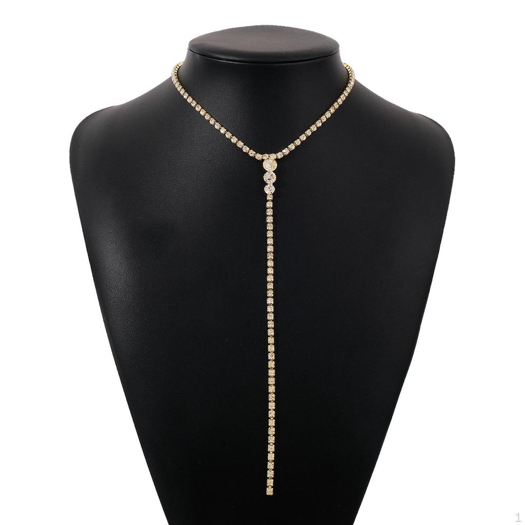 Halskette Kleiderzubehör Mode Exquisites Lariat für Party-Mädchen Braut