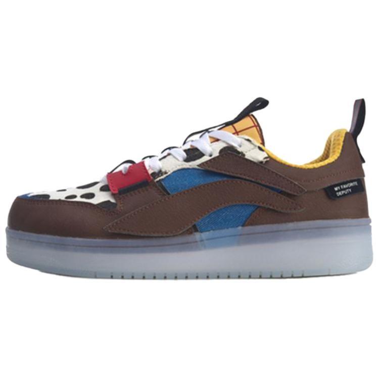 Li-Ning Classic Leisure Low x Toy Story  Dark Brown Yellow Red  Men s AGCP223-1 EU 41