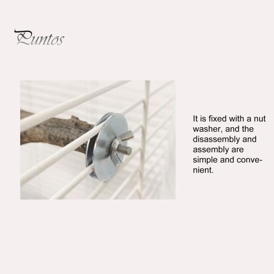 Toy Bird Parrot Stand Bite Resistant Flexible Disassembly Natural Materials Climb And Play Cotton Perched Puzzle Fitness Portable Perch Stick