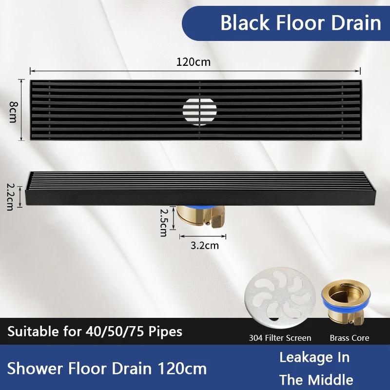 Bathroom Odorproof Floor Drain Stainless Steel Linear Shower Drainage Filter Crazy Drainage Floor Drain for Kitchen Accessories