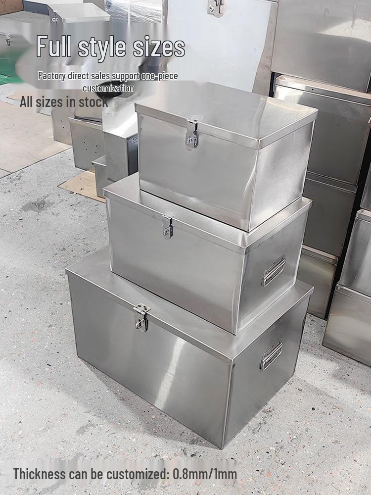 Multifunctional Stainless Steel Lockable Hardware Toolbox