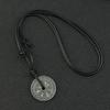 Men's Vintage Viking Rune Compass Pendant Necklace High Quality Metal Pagan Amulet for Men Accessories Necklace
