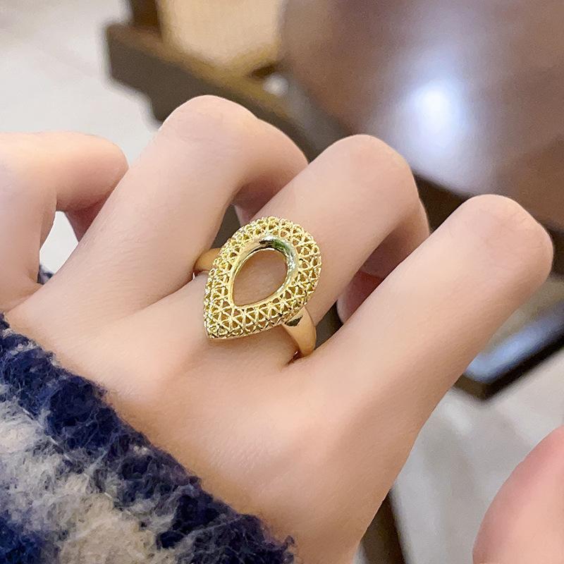 Niche Design Dark Personality Snake Open Ring Stacking Wearing High Sense Fashion Cold Wind Ring