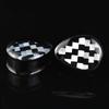 2pcs 8-50mm 1Pair Black Teardrop Double Flared Ear Tunnels and Plugs Ear Piercing Gauge Expander Stretching Tunnels Comf