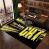 Cristiano Ronaldo Custom Crystal Velvet Rug, Personalized Name Text Print, Football Logo Soft Non‑Slip Floor Mat Home Decor Gift