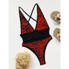 Women One Piece Swimsuit Female Sexy Swimwear Leopard Swimming Suit High Waisted Bathing Suit Monokini Beachwear Swimwear