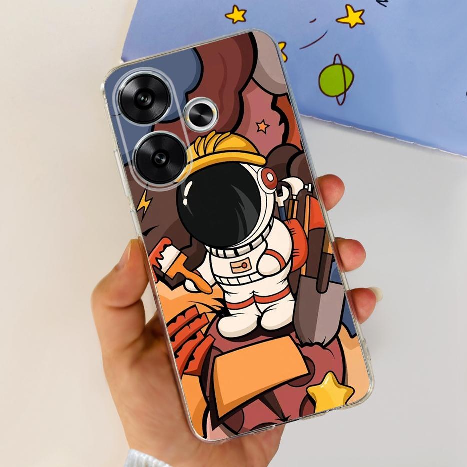 For Xiaomi Poco F6 Case Redmi Turbo3 New Fashion Painted Cover Soft Slim Phone Cases For Xiaomi Redmi Turbo 3 Poco F6 F 6 Bumper