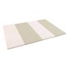Gymnastic Mattress Satellite 200x100x4 Cm Four-piece - White and Beige