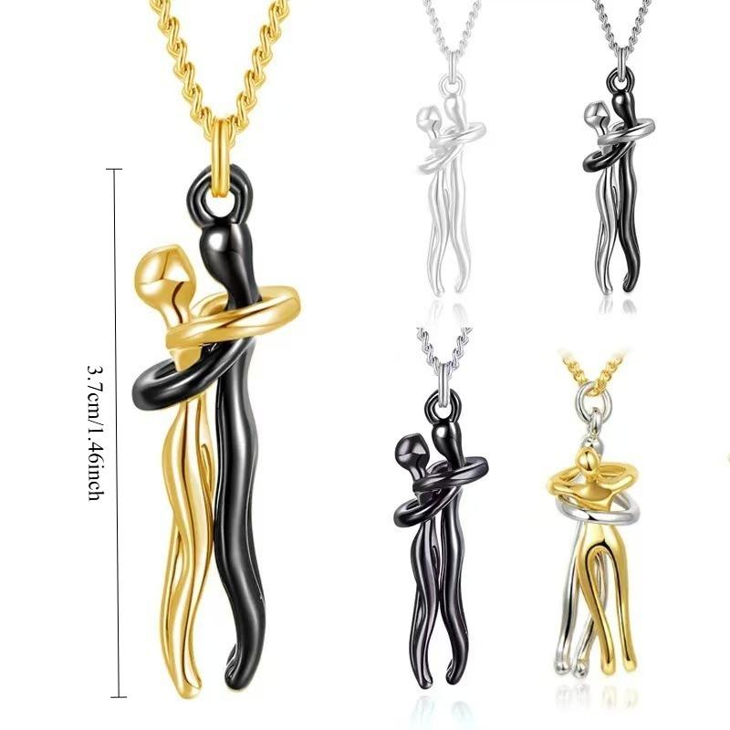 1 ST Valentine's Day liefdevolle knuffel ketting Amazon hanger ketting verjaardag romantisch cadeau voor je geliefde