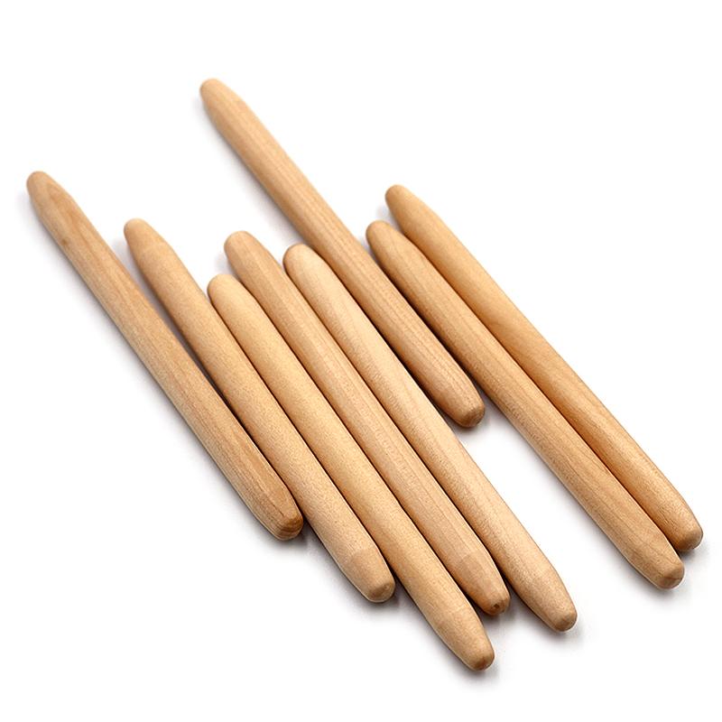 4Pcs Beekeeping Tool Bee Queen Wooden Stick Stylobate Rod Queen Standard Wax Bowl Cell Yukon King Rod Machine System