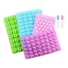 Silicone Gummy Bear Molds Mini Candy Mold for Kids with Droppers Dinosaur Heart Donut Shapes Easy Release Cake Mold