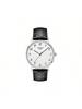 Ceas Bărbați Le Locle Automatic Quartz, Impermeabil, Simplu și Casual, Ediție Sharp, Cadran Argintiu 38mm, Oțel Inoxidabil T109.410.16.032.00