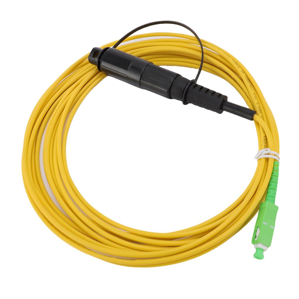 LWL-Patchkabel Wasserdicht Singlemode Armiert Jumperkabel SC Abgewinkelt Physisch Kontaktierender Stecker