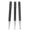 3Pcs High Hardness Sample Center Punch Non-slip Center Punch Set Cylindrical Center Punch for Machinists and Carpenters