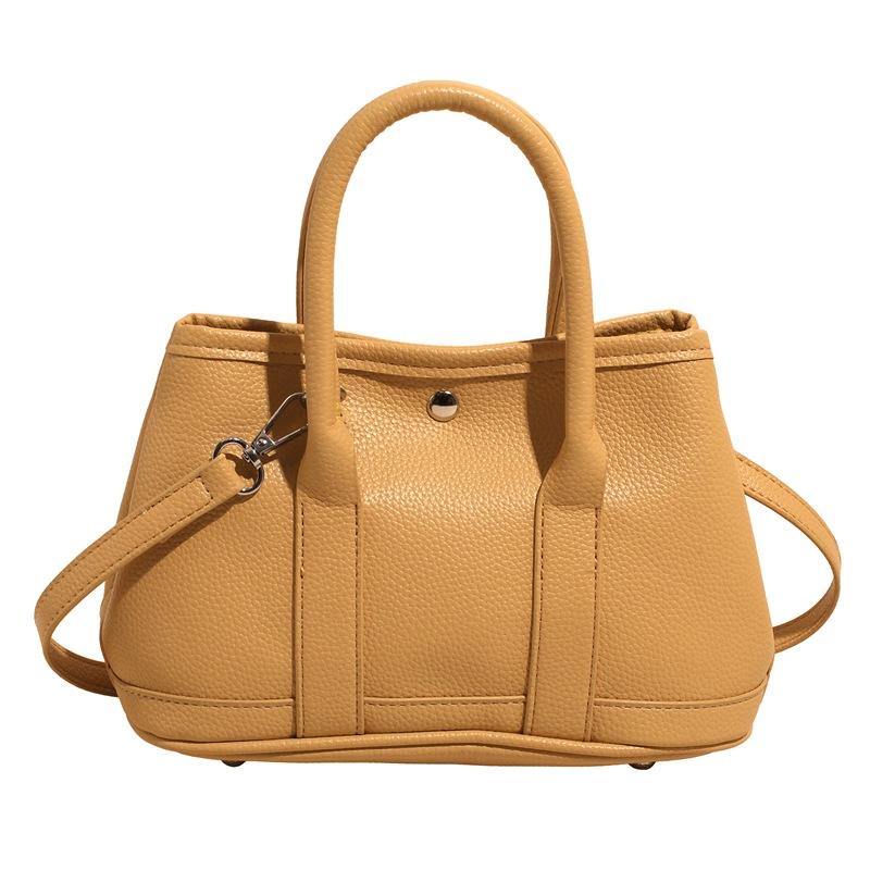 Korean portable bucket bag women's spring 2025 new trendy fashion small tote bag super popular shoulder messenger bag