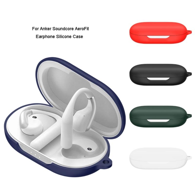 Compatible for AeroFit Shockproof Earphone Sleeve Impact-resistant Housing Anti-dust Washable Soft Skin Cover Waterproof