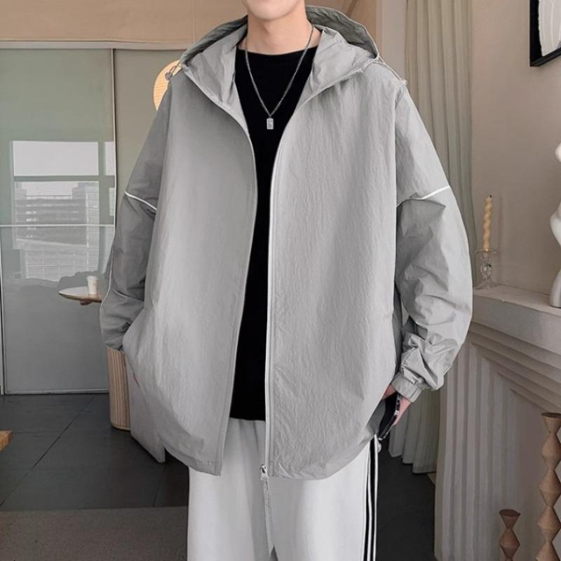 Summer Sun Protection Clothing for Men, New Trendy Sun Protection Clothing, Anti-UV, Breathable, Lightweight Hooded Jacket for Men