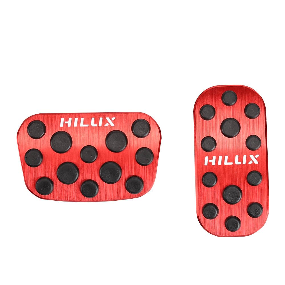 

BOYOUS [Новейшая модель] Алюминиевые педали для Toyota Hilux серии GUN125, не требующие инструментов, HILUX-специализированные красный
