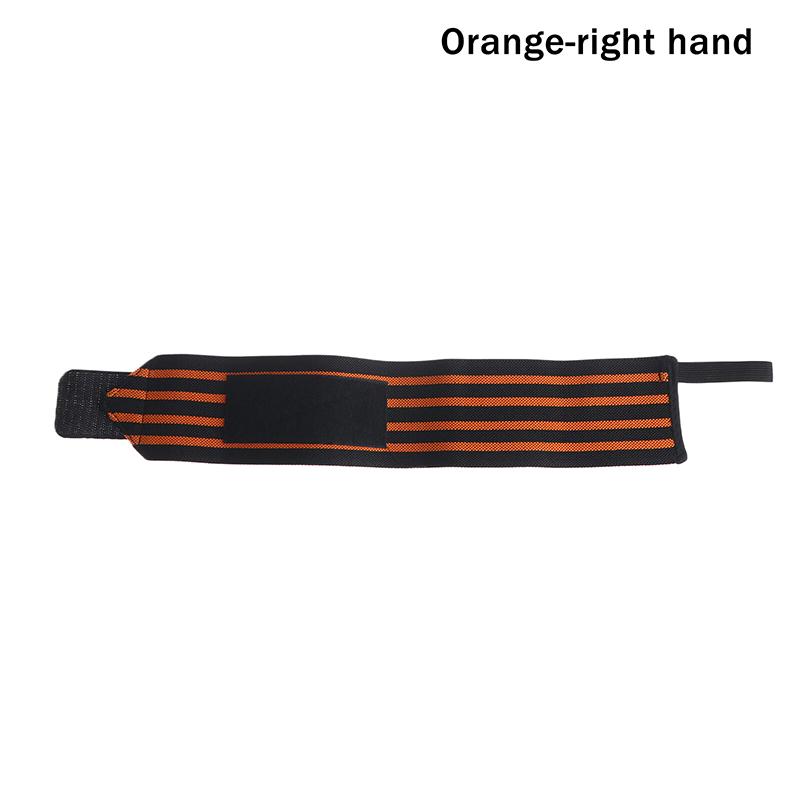 

Фитнес-браслет ремешок для запястья тяжелая атлетика отжимания накручивающийся браслет впитывающий пот силовой браслет защита запястья при сильном натяжении right оранжевый