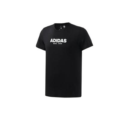 Gfx Round Neck Sports T-Shirt Men Tops Black EK4730