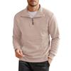 La felpa con collo alto da uomo primaverile e autunnale è un maglione casual da esterno