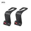 Carbon Fibre Car Seat Headrest Hook Auto Back Seat Organizer Bracket For q2 Sline A3 A4 B8 8P B9 8V B6 A5 B7 A1 A6 C6 Q3 Q5 C7