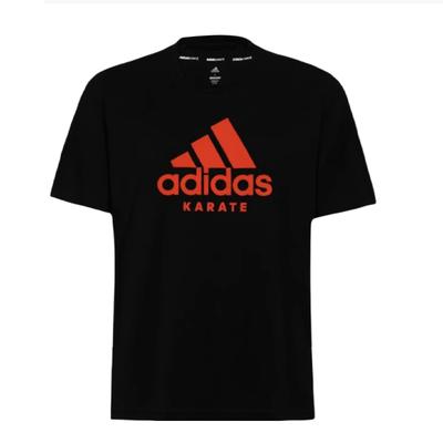 Moisture-Wicking Loose Fit Round Neck Sports Casual Short Sleeve T-Shirt Unisex Tops Black Red ADICTKP-BR