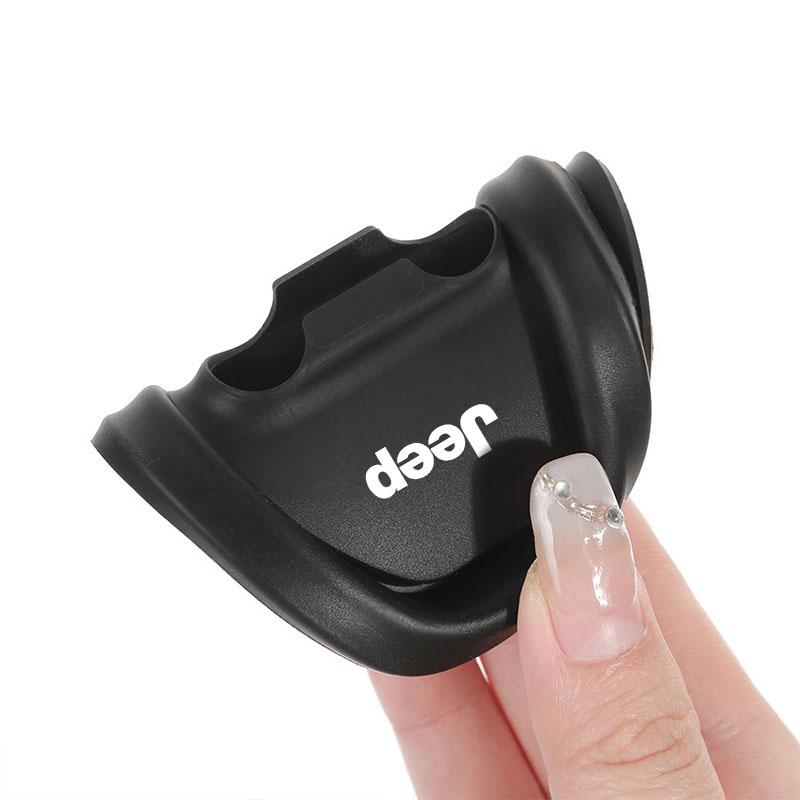 4Pcs Car Door Stopper Cover Door Lock Protective Covers For Jeep Renegade Wrangler JK Grand Cherokee WJ XJ Willys Compass Command