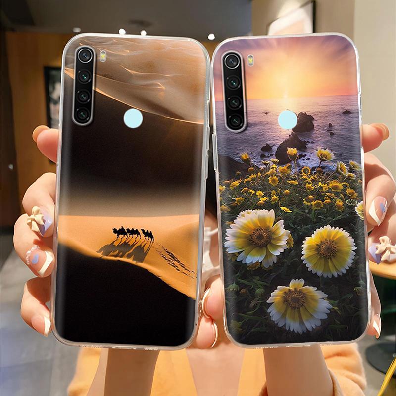 For Xiaomi Redmi Note 8T Case Luxury TPU Shockproof Cartoon Silicone Phone Cover For Redmi Note 8T Note8T Cases Bumper Fundas
