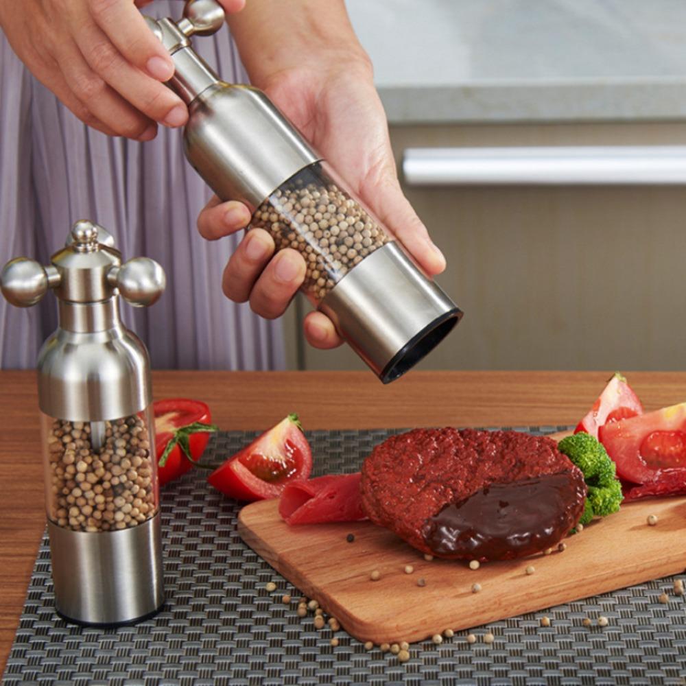 Ceramics Grinding Coarse Salt Pepper Mill Manual Seasoning Grinding Bottle  Rice