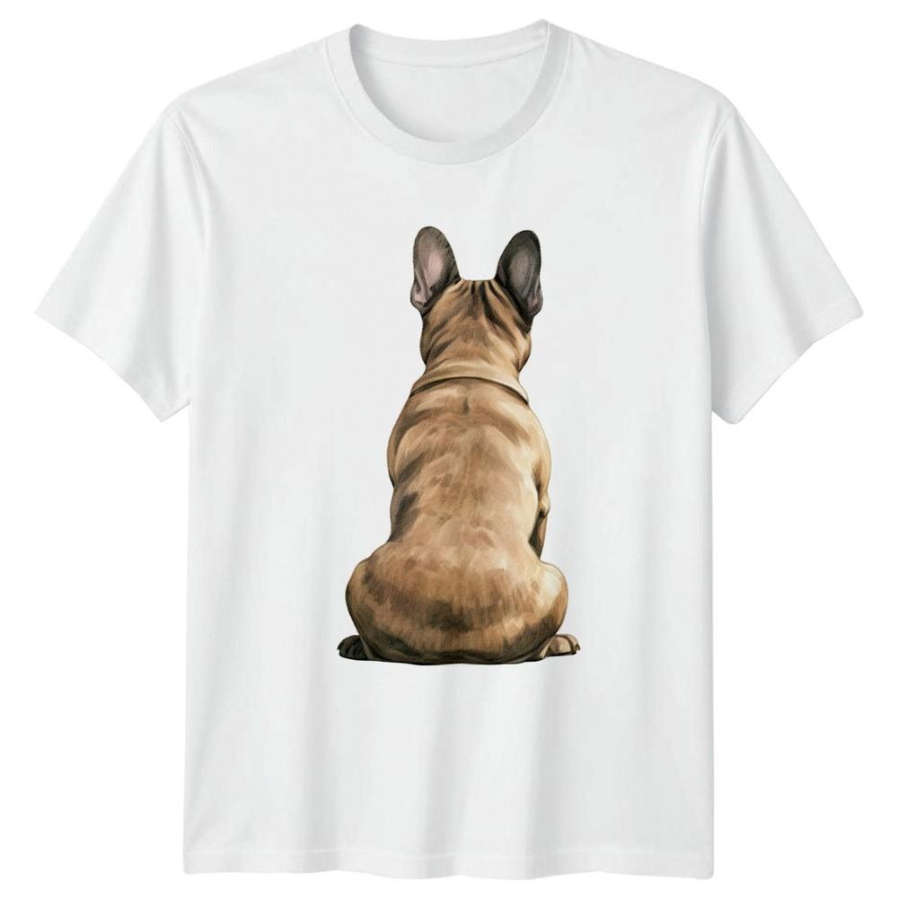 French Bulldog Dog Mom Watercolor Art TShirt Frenchie Owner Dogs S