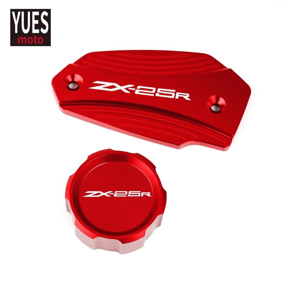 Motorcycle Accessories Front&Rear Brake Fluid Cylinder Master Reservoir Cover Cap For Kawasaki ZX25R ZX 25R