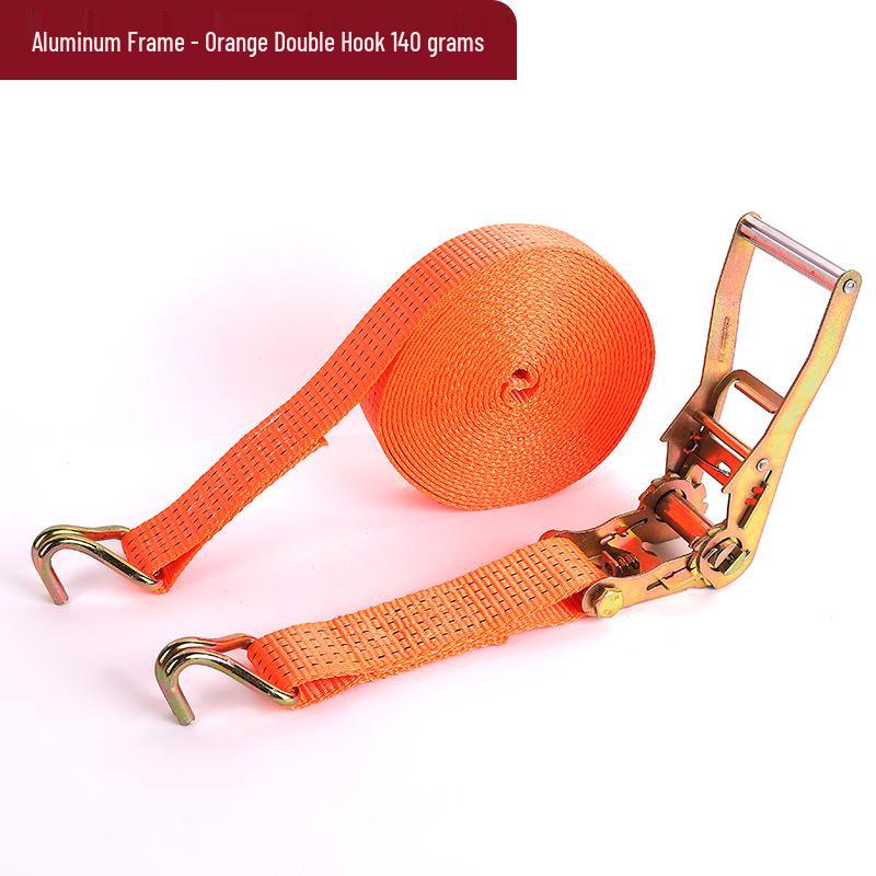 Breite Ratschengurte mit Doppelhaken zur Ladungssicherung