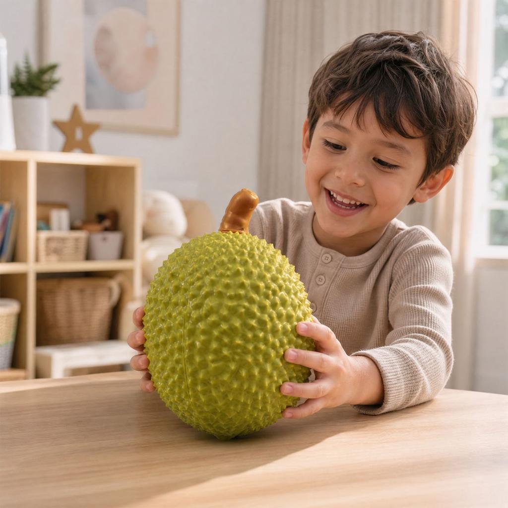 Durian Stress Toy for Adults and Kids, Soft Sensory Toy