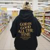 Nadrozmerná mikina s kapucňou Ženy High Street Trend Retro oblečenie Trend Ležérne Bunda Voľný pulóver Mikina Ženy