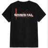 Camiseta Unisex Negra con Logo Básico de la Banda Senses Fail Tallas Completas S-5XL