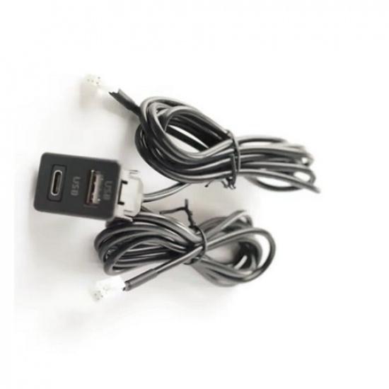 Navigation 4 & 6 Pin to USB+TYPE-C Panel Interface Extension 145cm Cable Adapter