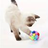 1/3PCS Cat Toys Cat Plush Ball Toy Pet Elastic Bell Ball Self Hi Ball Playing Cat Colorful Woolen Ball