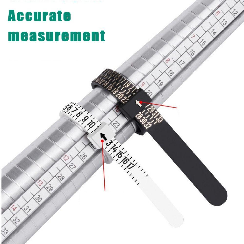 Easy Operation Ring Measuring Band Portable Ring Ruler Ring Measuring Tape  Jewelry Industry